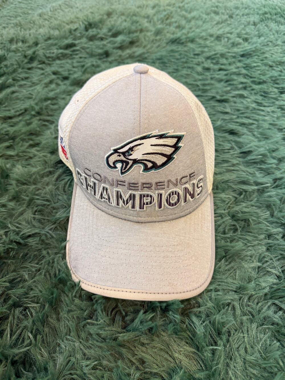Philadelphia Eagles Silver | Green NFL Snapback Hat super bowl LIII OSFA